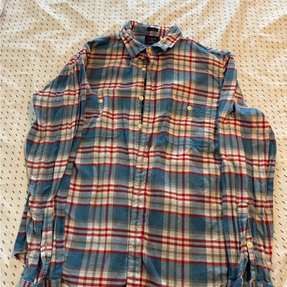 J. Crew Plaid Button-Down Shirt
